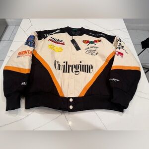 Civil Regime Star Wars Men's Bomber Jacket - Black and Cream